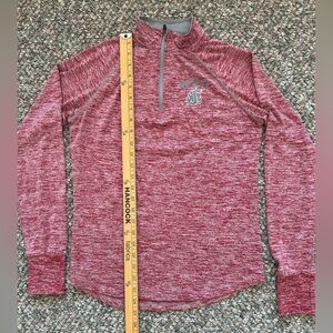 WSU COUGARS 1/4 zip lightweight top